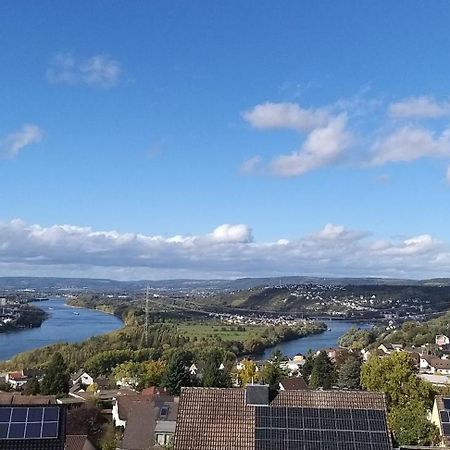 Rheinblick Am Rheinsteig Zur Festung Ehrenbreitstein Mit Balkon Und Sauna Urbar  المظهر الخارجي الصورة