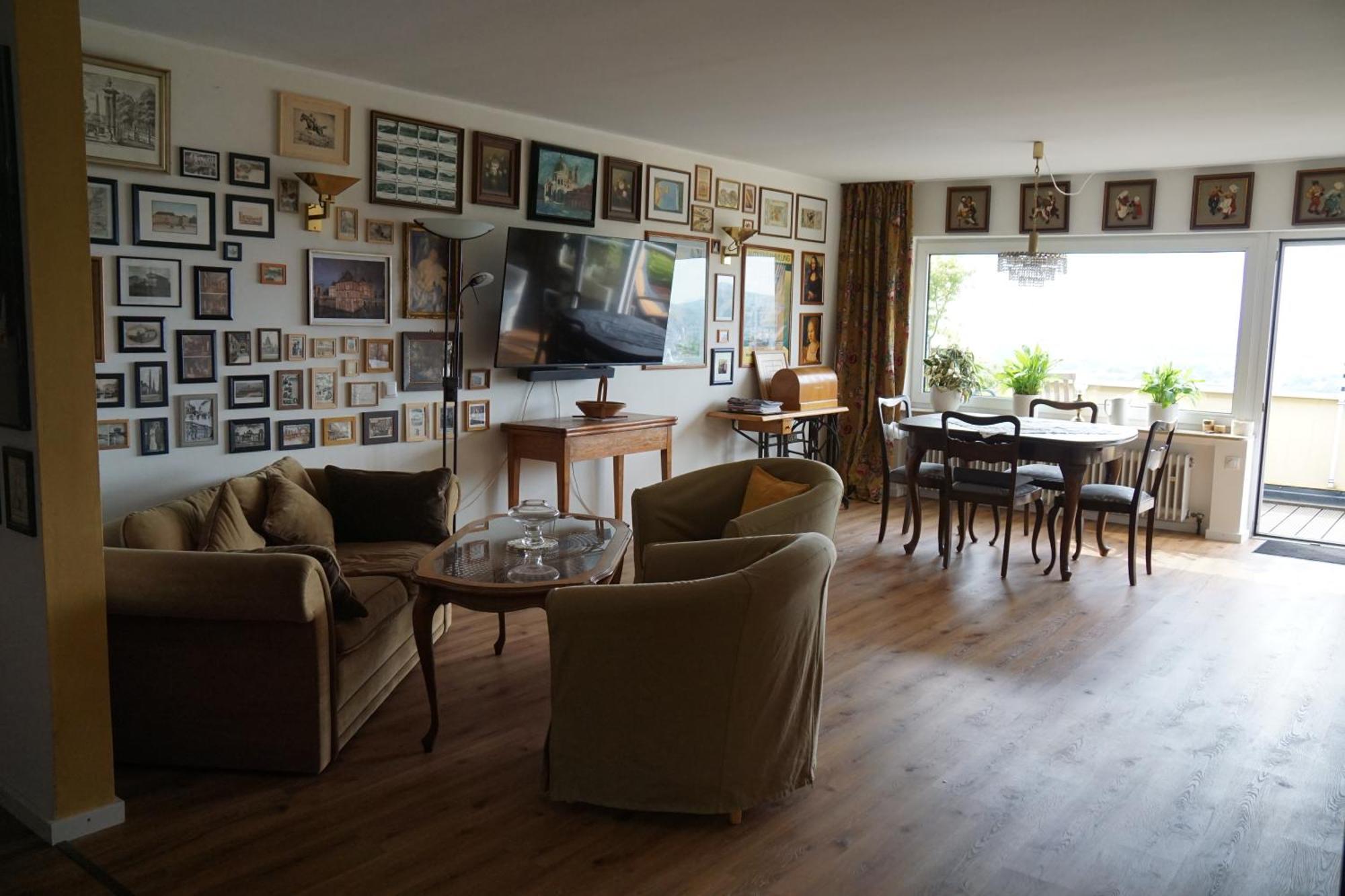 Rheinblick Am Rheinsteig Zur Festung Ehrenbreitstein Mit Balkon Und Sauna Urbar  المظهر الخارجي الصورة